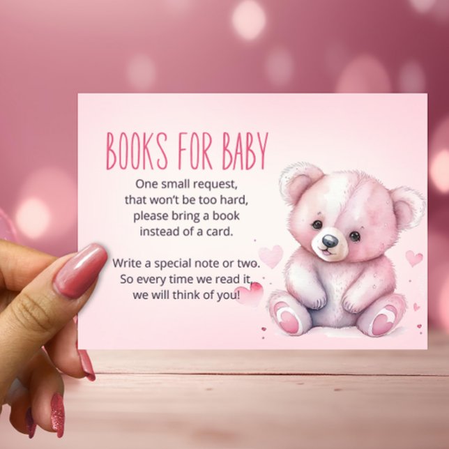Tarjeta De Recepción Libros de oso para bebés (Subido por el creador)
