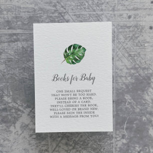 Tarjeta De Recepción Libros de palmas tropicales silvestres para la tar