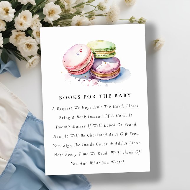 Tarjeta De Recepción Libros De Panadería De Macarons Franceses Para Bab (Subido por el creador)