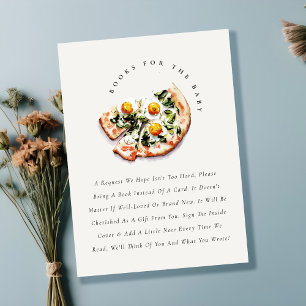Tarjeta De Recepción Libros De Pizza De Entrega Especial Para Baby Show