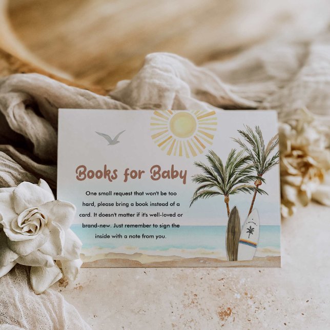 Tarjeta De Recepción Libros de playa neutrales de género para el bebé (Subido por el creador)