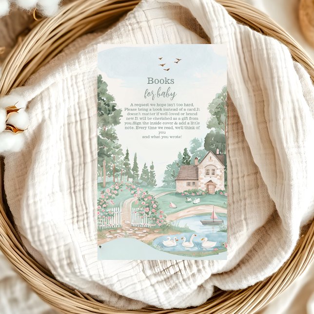 Tarjeta De Recepción Libros de princesas de cisne para bebé (Subido por el creador)