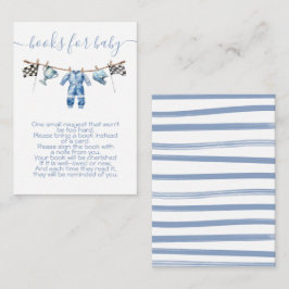 Tarjeta De Recepción Libros de Race Car clothline para bebés