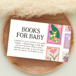 Tarjeta De Recepción Libros de regalo para bebé en la fiesta de baby sh