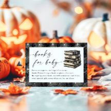 Libros de regalo para bebé en la fiesta de Hallowe