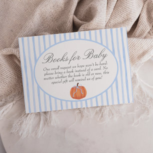 Tarjeta De Recepción Libros de regalo para el baby shower de Little Pum