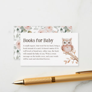 Tarjeta De Recepción Libros de Ropa de Bebé Animales del Bosque Boho pa