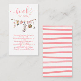 Tarjeta De Recepción Libros de ropa de chica Preppy Golf para bebé