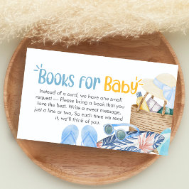 Tarjeta De Recepción Libros de Salpicaduras de Verano para Baby Shower