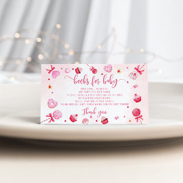 Tarjeta De Recepción Libros de San Valentín para bebé