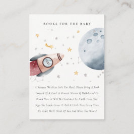 Tarjeta De Recepción Libros De Starry De Espacio Ultraterrestre Cubiert