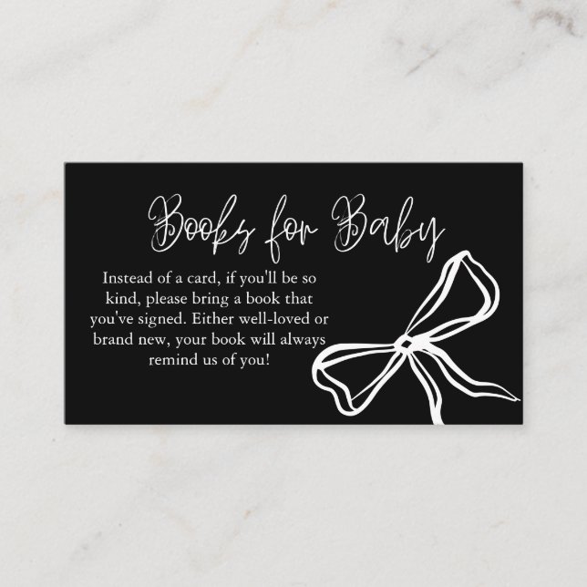 Tarjeta De Recepción Libros de vacas rojas y blancas para bebé (Anverso)