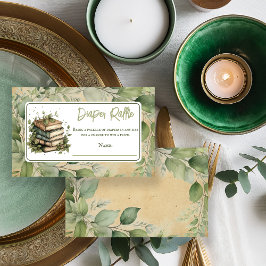 Tarjeta De Recepción Libros deja el próximo capítulo Diaper Raffle