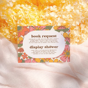 Tarjeta De Recepción Libros divertidos para bebé y exhibición Ducha de