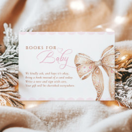 Tarjeta De Recepción Libros dulces de cookie para Baby Baby Shower