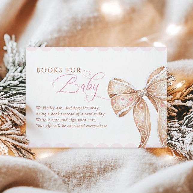 Tarjeta De Recepción Libros dulces de cookie para Baby Baby Shower (Subido por el creador)