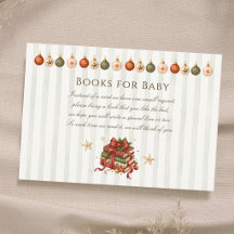 Libros Elegantes de Navidad Vintage para Baby Show
