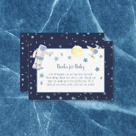 Tarjeta De Recepción Libros En El Espacio Ultraterrestre Para Baby Show