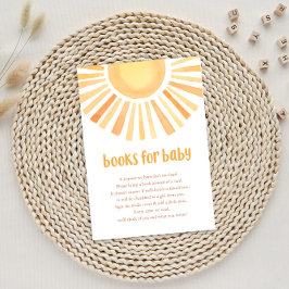 Tarjeta De Recepción Libros en tonos suaves para el bebé