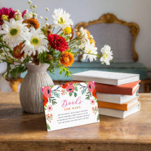 Libros florales brillantes para el bebé