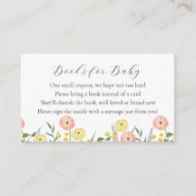 Libros florales de acuarela romántica para bebé