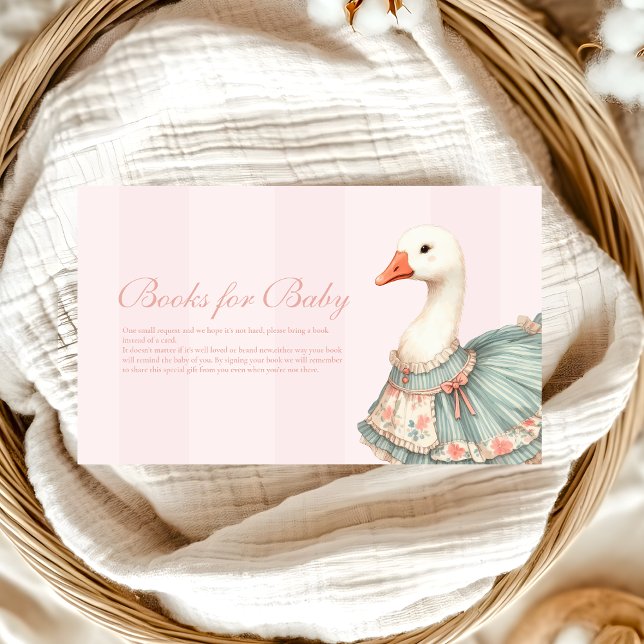 Tarjeta De Recepción Libros infantiles rosados y tontos para bebés (Subido por el creador)