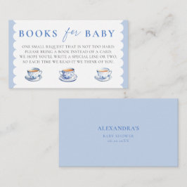 Tarjeta De Recepción Libros Insert Script de Preparación de Té Chicos B