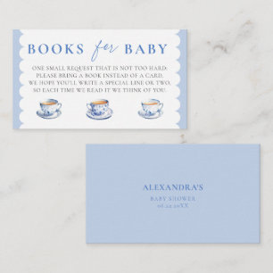 Tarjeta De Recepción Libros Insert Script de Preparación de Té Chicos B