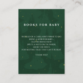 Tarjeta De Recepción Libros malvados para el bebé