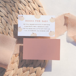 Tarjeta De Recepción Libros modernos de calabaza para bebé Baby Shower