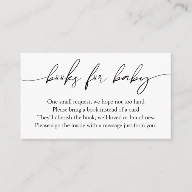 Tarjeta De Recepción Libros modernos de caligrafía para solicitud de be (Anverso)