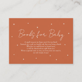 Tarjeta De Recepción Libros modernos y simples de género neutros para e