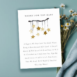 Tarjeta De Recepción Libros móviles de estrella amarilla para Baby Show