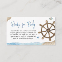 Libros náuticos de Baby Shower para bebé