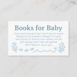 Tarjeta De Recepción Libros Náuticos para Bebé