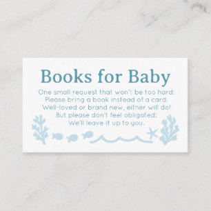Tarjeta De Recepción Libros Náuticos para Bebé