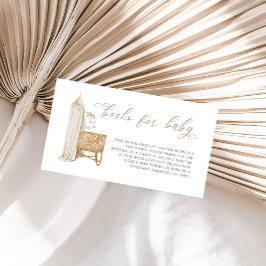 Tarjeta De Recepción Libros Neutrales De Brunch Para Bebés Para Bebés