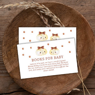 Tarjeta De Recepción Libros Neutrales De Desplome De Género Para Baby S