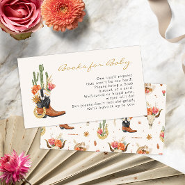 Tarjeta De Recepción Libros Occidentales Para El Bebé