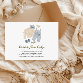 Tarjeta De Recepción Libros para Baby Blue Jean Baby Rustic Cowboy Deni