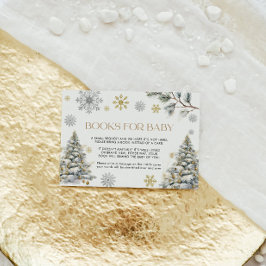 Tarjeta De Recepción Libros para Baby Card Winter Wonderland
