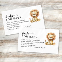 Libros para Baby Cute Little Lion Baby Shower