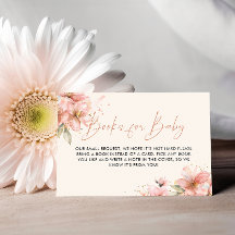 Libros Para Baby Floral Baby Shower