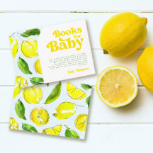 Libros para Baby Lemon Retro Baby Shower