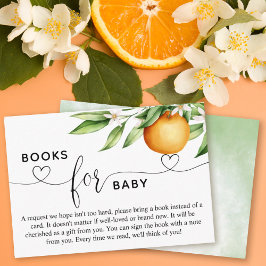 Tarjeta De Recepción Libros para Baby Little Cutie Baby Shower