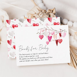 Tarjeta De Recepción Libros para Baby Little SCariño Baby Shower