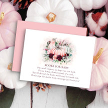 Libros para Baby Pumpkin Baby Shower