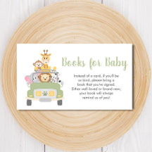 Libros Para Baby Safari Baby Shower