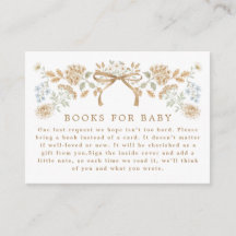 Libros para Baby Shower de Autumn Cottage para Beb
