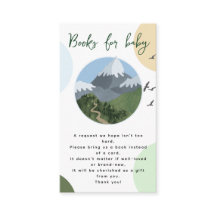 Libros para Baby Shower de Aventura en la Montaña